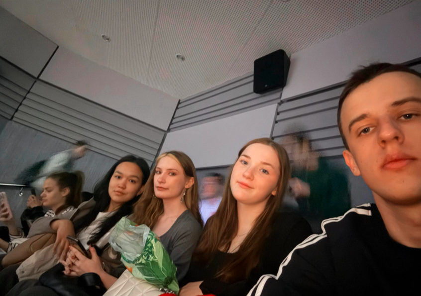 Студенты и преподаватели кафедры на мероприятии «Поклонимся великим тем годам!»